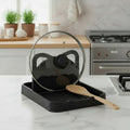 Silicone Spoon & Pot Lid Holder – Countertop Organizer