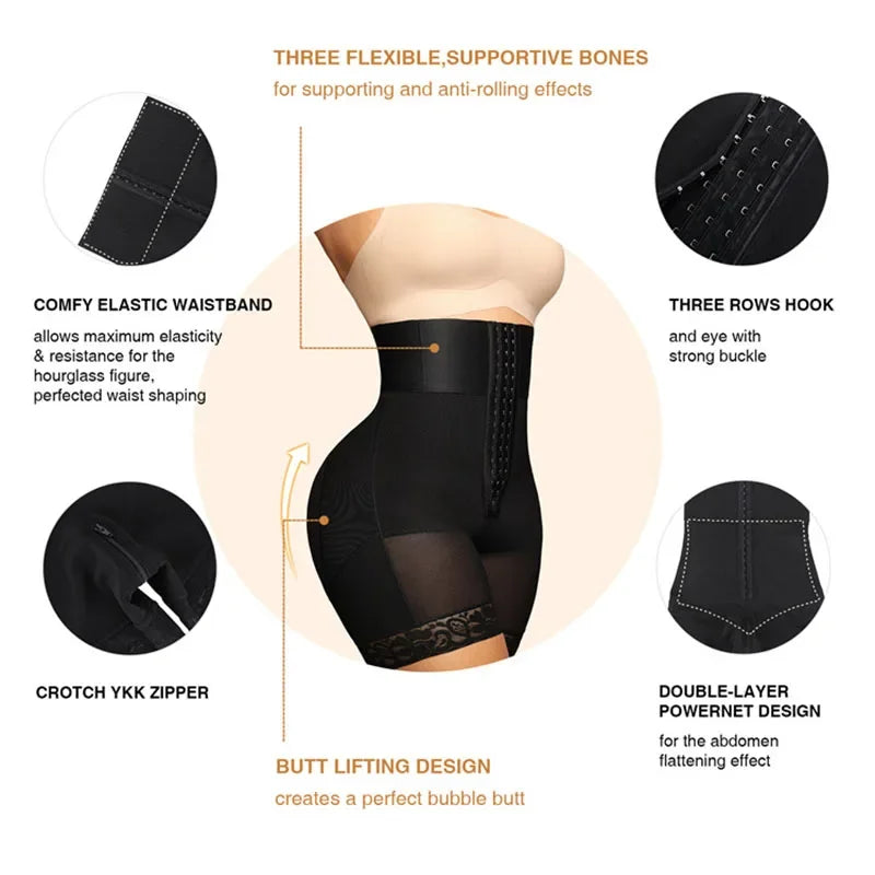 High-Waist Colombian Faja Shapewear – Maison & Gabrielle