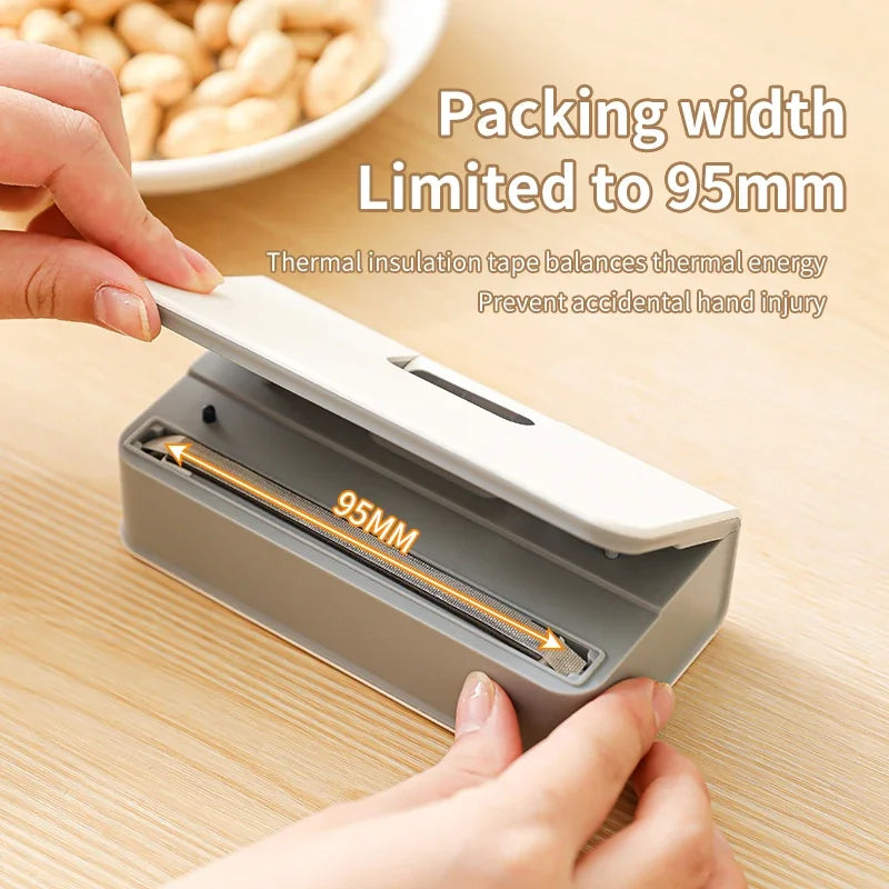 Magnetic Rechargeable Bag Sealer | LED Display & 6 Heat Levels