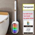 Wall-Mounted Toilet Brush with Disposable Heads