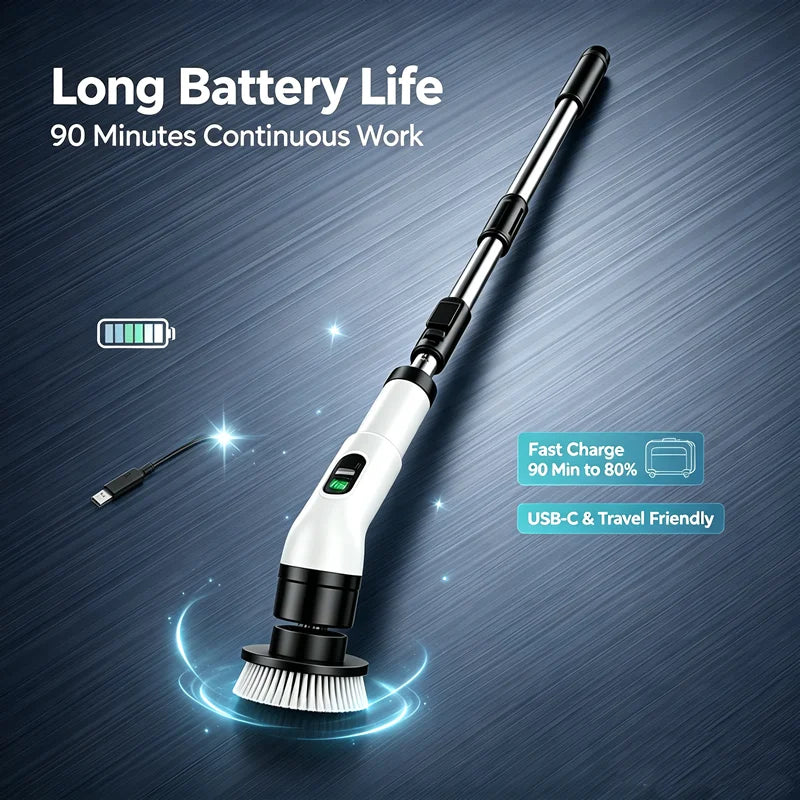 Cordless Electric Spin Scrubber – Standard & Pro