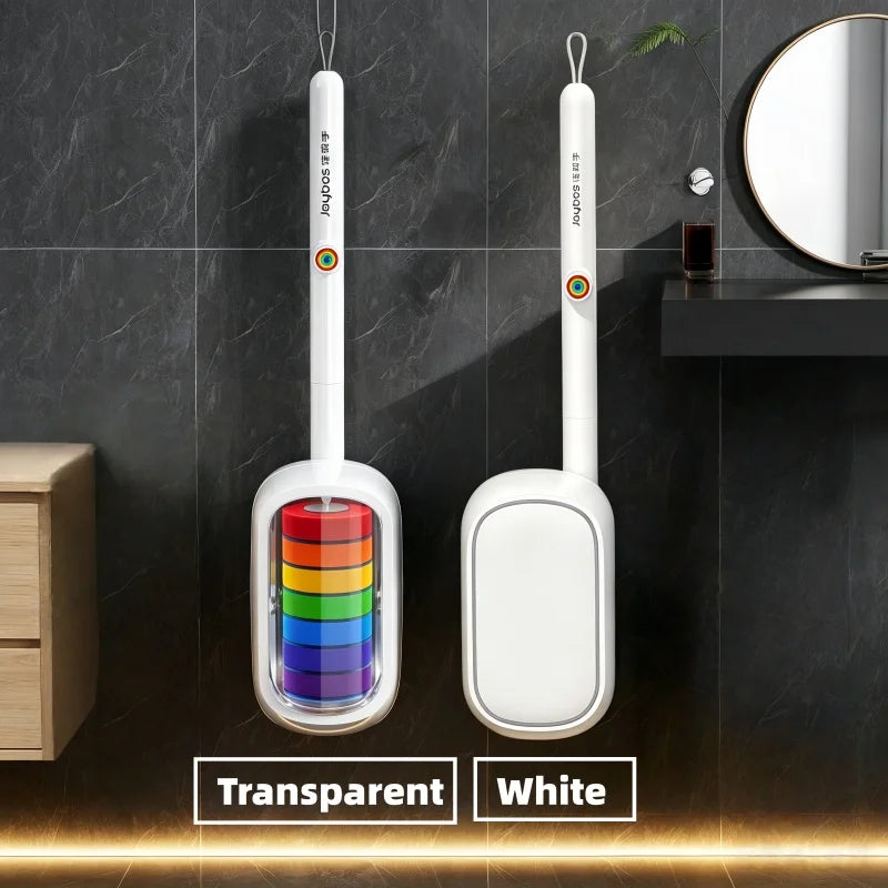 Wall-Mounted Toilet Brush with Disposable Heads