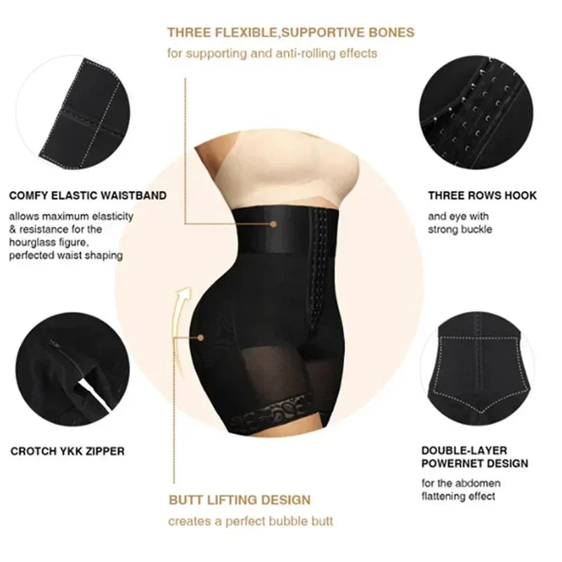 High-Waist Colombian Faja Shapewear – Maison & Gabrielle